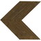 Ekena Millwork 15 3/4"W x 16"H x 3/4"D Vintage Farmhouse 5 1/2" Chevron, Barnwood Decor Collection, Reclaimed Grey DECR15X16X075CHVGY - alternate 3